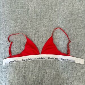 Calvin Klein Red Bra
